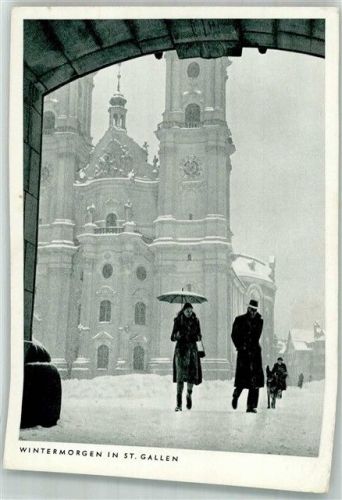 9000 St. Gallen S. Gallo Winter Kirche