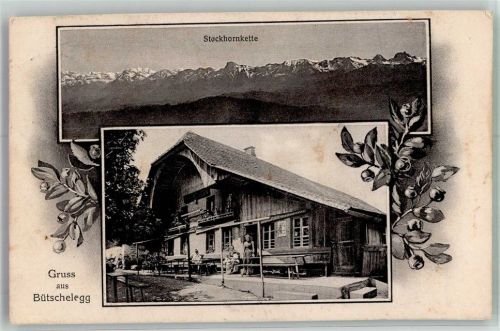 Bütschelegg 1916 Foto AK Gasthaus Stockhornkette