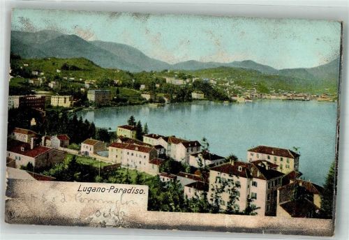 6900 Lugano 1900 Foto AK Paradiso