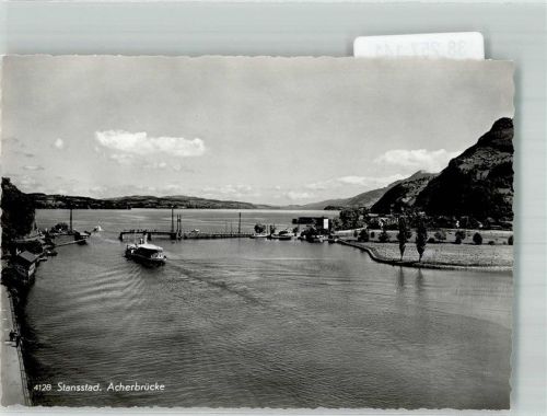 6362 Stansstad Foto AK Acherbrücke