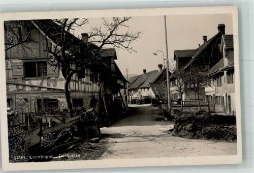 8272 Ermatingen Foto AK Dorf - Gasse