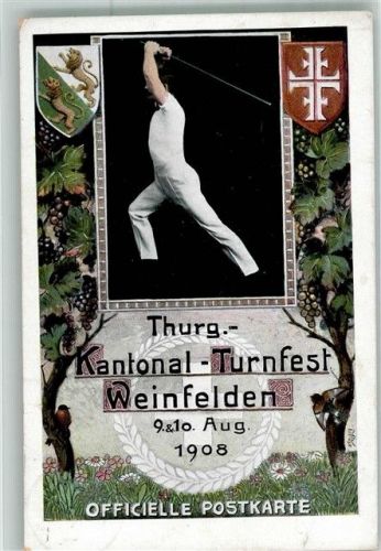 8570 Weinfelden Foto AK Kantonal- Turnfest 1908