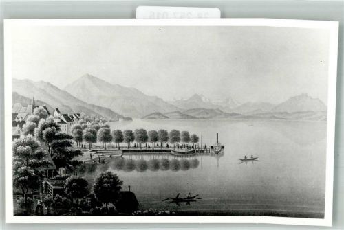 6300 Zug Zugo Foto AK Ort handschriftlich Platzwehre