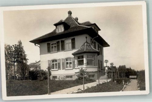 8800 Thalwil Foto AK Ort handschriftlich
