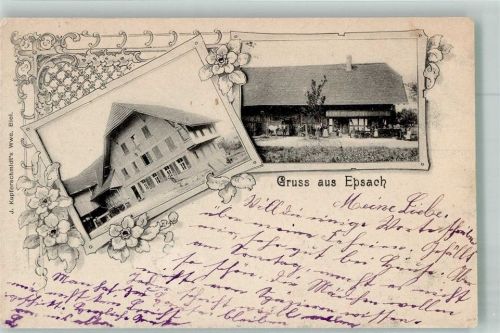 3272 Epsach 1900 Foto AK Bauernhof