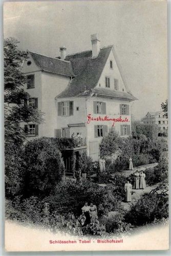 9220 Bischofszell Foto AK Schlösschen Tobel Haushaltungsschule