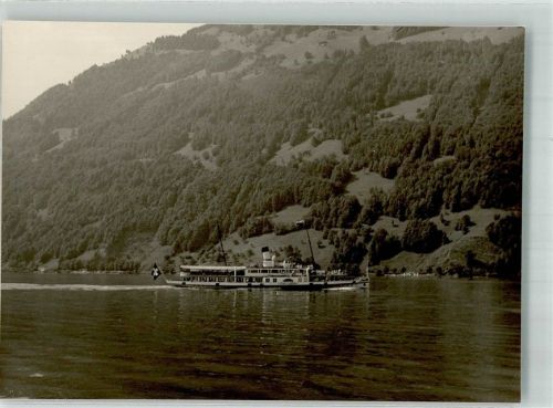 Dampfschiff Raddampfer Binnenschiff Foto AK