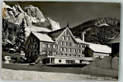 9658 Wildhaus Winter Hotel Sonne