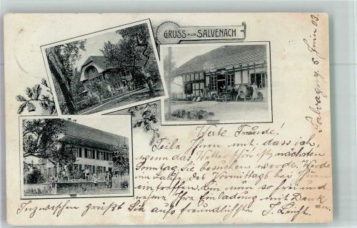 1794 Salvenach 1902 Foto AK Käserei