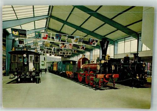 6000 Luzern Lucerne Foto AK Ausstellung Eisenbahn Vekehrsmuseum