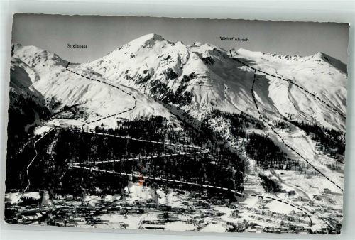 7260 Davos Dorf 1962 Winter Weissfluhjoch Strelapass Parsennabfahrt