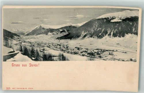 7260 Davos Dorf Winter Gruss aus