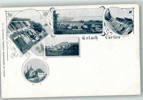 3235 Erlach Foto AK Schloss