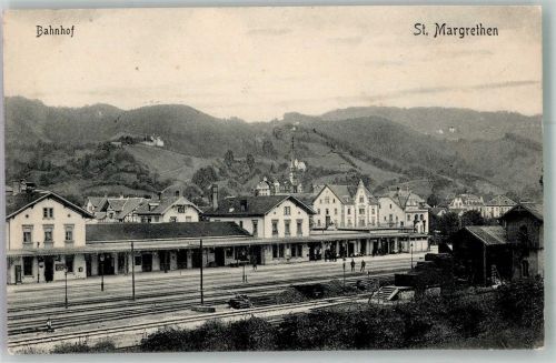 St. Margrethen SG Bahnhof Bahnhof Schweiz 1910 Foto AK