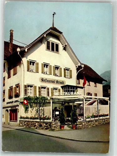 6460 Altdorf UR 1961 Foto AK Gasthaus Arnold