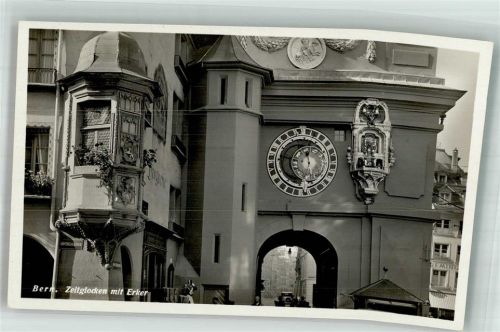 3000 Bern Berne Foto AK Zeitglocken mit Erker