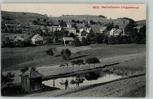 9621 Oberhelfenschwil 1911 Foto AK
