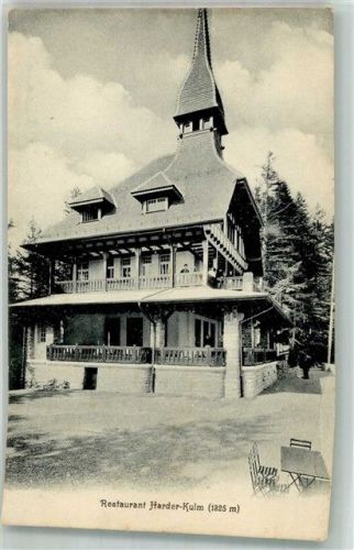 3800 Interlaken Foto AK Gasthaus Harder-Kulm