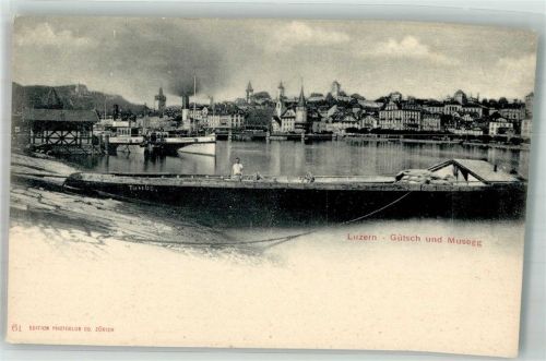 6000 Luzern Lucerne Foto AK Gütsch Musegg