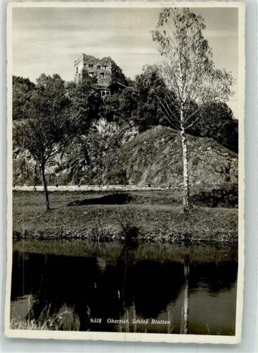 9463 Oberriet SG 1938 Foto AK Schloss Blatten