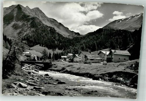 7482 Bergün Bravuogn Foto AK Hüttenstempel Berghaus Piz Kesch