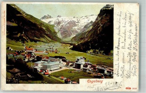 6390 Engelberg 1902 Foto AK