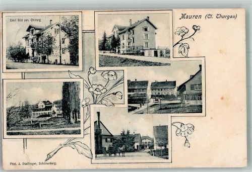 8576 Mauren TG 1907 Foto AK Emil Rüd Chirurg