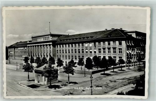 3000 Bern Berne 1952 Foto AK Gymnasium