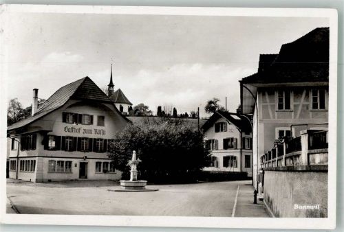 4913 Bannwil 1944 Foto AK Gasthaus zum Rößli