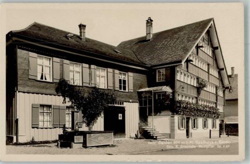 9108 Gonten Foto AK Gasthaus zum Bären