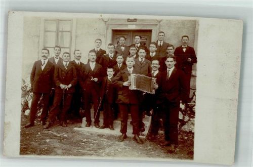 Lägernhütte Foto AK Gruppenfoto Ort handschriftlich