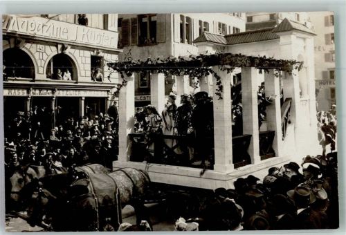 8000 Zürich 1913 Foto AK Festumzug