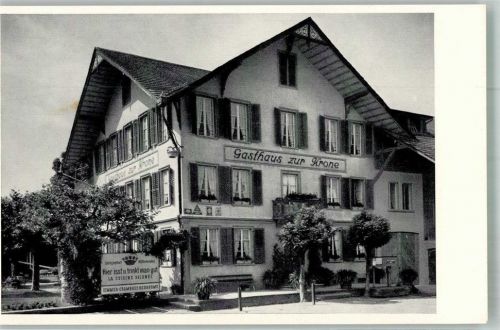3315 Bätterkinden 1957 Foto AK Gasthaus zur Krone