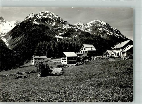 7545 Guarda 1975 Foto AK Pension Fereinhaus Bos-cha-Guarda