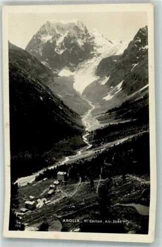 1986 Arolla Foto AK Mt. Collon