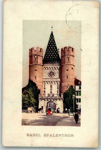 4000 Basel Bâle 1909 Foto AK Spalentor