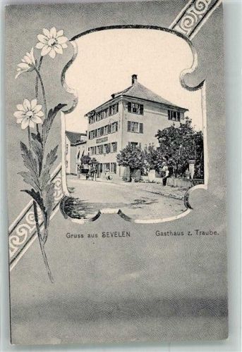 9475 Sevelen Foto AK Gasthaus zur Traube