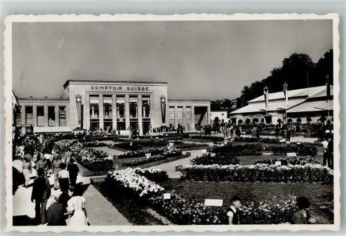 1000 Lausanne Losanna Sonderstempel Ausstellung Comptoir Suisse 1943