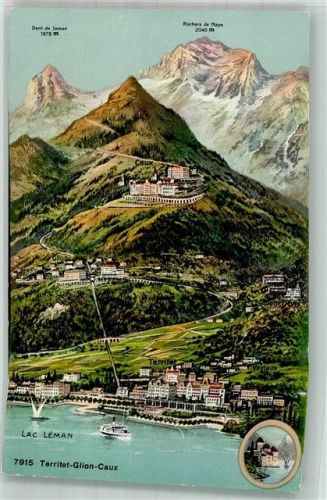 1820 Territet Foto AK Gilon Caux