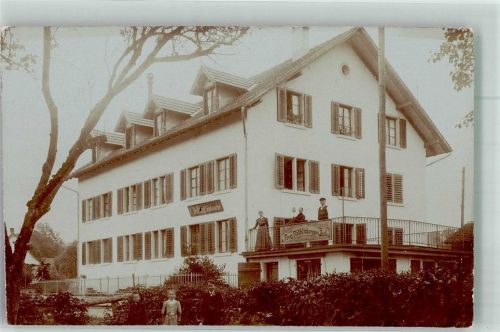 8630 Rüti ZH 1907 Foto AK Handlung Schuhmacher