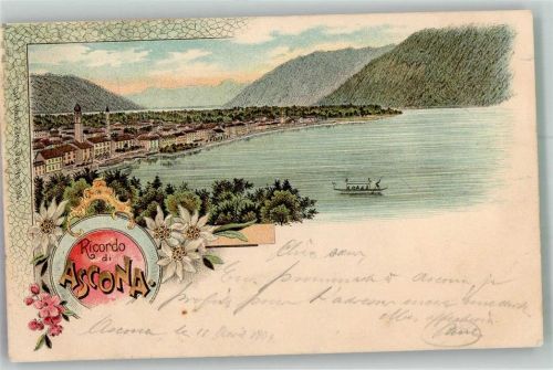 6612 Ascona 1899 Lithographie