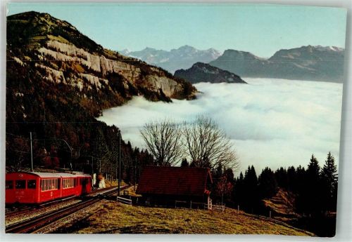 6356 Rigi Kaltbad 1968 Foto AK Bergbahn Vitznau-Rigi-Bahn