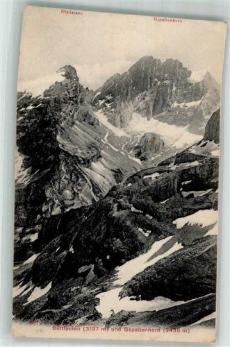 Blümlisalp 1914 Foto AK Büttlassen Gspaltenhorn
