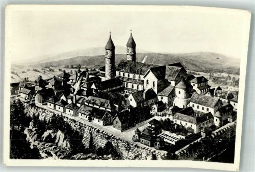 9000 St. Gallen S. Gallo Foto AK Kloster im 9. Jahrhundert