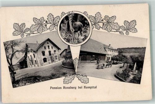 8307 Oberkempttal Effretikon 1912 Foto AK Pension Rossberg
