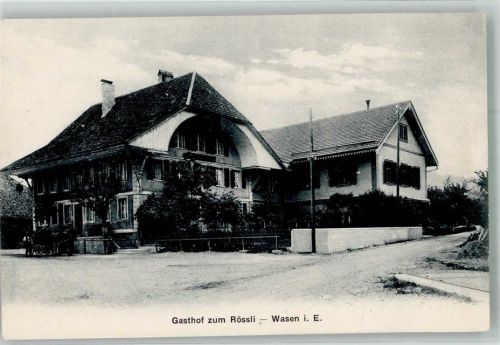 3457 Wasen im Emmental 1918 - Gasthaus zum Rössli