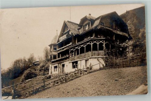 8873 Amden 1921 Foto AK Hotel Kurhaus Bellevue