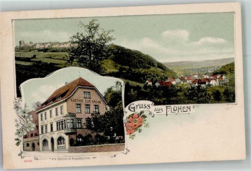 6454 Flüelen Foto AK Gasthaus zur Krone