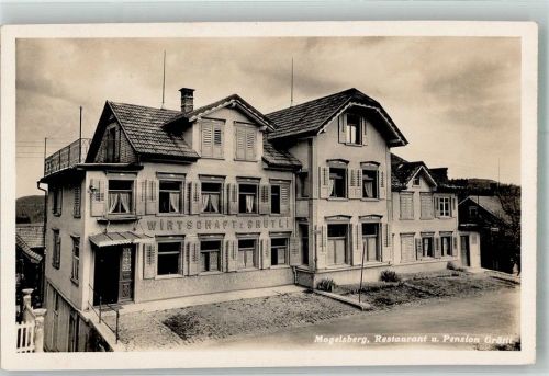 9122 Mogelsberg Foto AK Gasthaus Pension Grütli