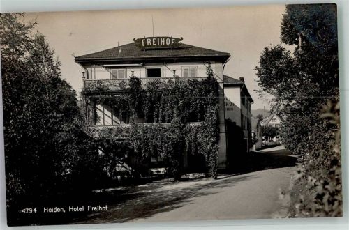 9410 Heiden 1926 Foto AK Hotel Freihof